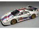 Ferrari F40 LM #23 Martini Racing White with Graphics and Gold 5 Spoke Rims Mythos Series Limited Edition to 110 pieces Worldwide 1/18 Model Car Tecnomodel TM18-286U