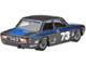 1973 Volvo 142 GL #73 Black with Blue Stripes and Hood Boulevard Series Diecast Model Car Hot Wheels HRT79