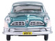 1955 Chrysler New Yorker Deluxe St Regis Jade Green Metallic and Cream 1/87 (HO) Scale Diecast Model Car Oxford Diecast 87CNY55004