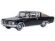 1965 Plymouth Barracuda Black with Gold Stripes 1/87 (HO) Scale Diecast Model Car Oxford Diecast 87PB65004