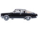 1965 Plymouth Barracuda Black with Gold Stripes 1/87 (HO) Scale Diecast Model Car Oxford Diecast 87PB65004