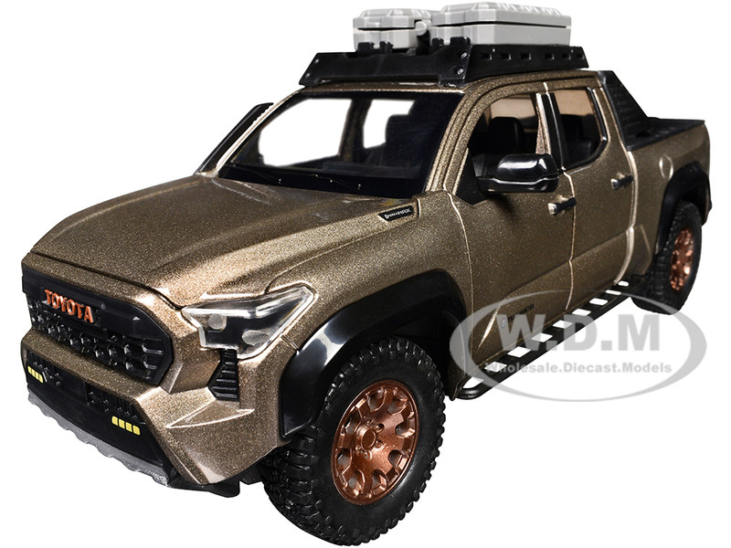 2024 Toyota Tacoma Trailhunter Edition Pickup Truck Bronze Metallic 1/24 Diecast Model Car H08777-BRZ