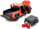 2024 Toyota Tacoma TRD Off-Road Edition Pickup Truck Octane Orange Bed Camper 1/24 Diecast Model Car