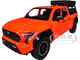 2024 Toyota Tacoma TRD Off-Road Edition Pickup Truck Octane Orange Bed Camper 1/24 Diecast Model Car