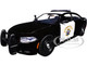 2023 Dodge Charger Pursuit Police Car California Highway Patrol Black White Law Enforcement and Public Service Series 1/24 Diecast Model Car Motormax 76807