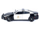 2023 Dodge Charger Pursuit Police Car LAPD Los Angeles Police Department Black White Law Enforcement and Public Service Series 1/24 Diecast Model Car Motormax 76808