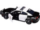 2023 Dodge Charger Pursuit Police Car LAPD Los Angeles Police Department Black White Law Enforcement and Public Service Series 1/24 Diecast Model Car Motormax 76808