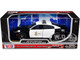 2023 Dodge Charger Pursuit Police Car LAPD Los Angeles Police Department Black White Law Enforcement and Public Service Series 1/24 Diecast Model Car Motormax 76808