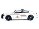 2023 Dodge Charger Pursuit Police Car RCMP Royal Canadian Mounted Police White Law Enforcement and Public Service Series 1/24 Diecast Model Car Motormax 76809