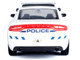 2023 Dodge Charger Pursuit Police Car RCMP Royal Canadian Mounted Police White Law Enforcement and Public Service Series 1/24 Diecast Model Car Motormax 76809