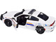 2023 Dodge Charger Pursuit Police Car RCMP Royal Canadian Mounted Police White Law Enforcement and Public Service Series 1/24 Diecast Model Car Motormax 76809
