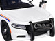 2023 Dodge Charger Pursuit Police Car RCMP Royal Canadian Mounted Police White Law Enforcement and Public Service Series 1/24 Diecast Model Car Motormax 76809