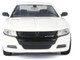 2023 Dodge Charger Pursuit Police Car White Custom Builder's Kit Law Enforcement Public Service Series 1/24 Diecast Model Car Motormax 76810W