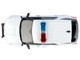 2022 Ford Police Interceptor Utility Plain White Builder s Kit with Flashing Light Bar and Front and Rear Lights and Sounds 1/24 Diecast Model Car Motormax 79541W
