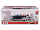 2022 Ford Police Interceptor Utility Plain White Builder s Kit with Flashing Light Bar and Front and Rear Lights and Sounds 1/24 Diecast Model Car Motormax 79541W