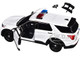 2022 Ford Police Interceptor Utility Plain White Builder s Kit with Flashing Light Bar and Front and Rear Lights and Sounds 1/24 Diecast Model Car Motormax 79541W 2022 Ford Police Interceptor Utility Plain White Builder s Kit with Flashing Light Bar and Front and Rear Lights and Sounds 1/24 Diecast Model Car Motormax 79541W