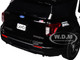 2022 Ford Police Interceptor Utility Black and White Los Angeles Police Department LAPD with Flashing Light Bar and Front and Rear Lights and Sounds 1/24 Diecast Model Car Motormax 79548