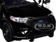 2022 Ford Police Interceptor Utility Black and White Los Angeles Police Department LAPD with Flashing Light Bar and Front and Rear Lights and Sounds 1/24 Diecast Model Car Motormax 79548