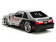 1989 Ford Mustang GT Texaco Silver Metallic and Matt Black Bigtime Muscle Series 1/24 Diecast Model Car Jada 36299