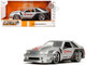1989 Ford Mustang GT Texaco Silver Metallic and Matt Black Bigtime Muscle Series 1/24 Diecast Model Car Jada 36299