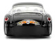 1957 Chevrolet Corvette Black with Flame Graphics and White Interior Bigtime Muscle Series 1/24 Diecast Model Car Jada JA36300