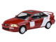 1999 Honda Civic Si EM1 Kanjo Livery Red with White Stripes 1/64 Diecast Model Car Paragon Models PA-55628
