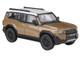 2024 Toyota Land Cruiser 250 Prado Trail Dust Beige with White Top 1/64 Diecast Model Car Paragon Models PA-55745