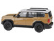 2024 Toyota Land Cruiser 250 Prado Trail Dust Beige with White Top 1/64 Diecast Model Car Paragon Models PA-55745