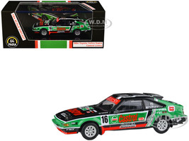 1984 Toyota Celica Supra #16 Castrol Livery Black and Green with Graphics 1/64 Diecast Model Car Paragon Models PA-65465