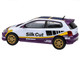 2001 Honda Civic Type R EP3 Silk Cut White and Purple with Graphics 1/64 Diecast Model Car Paragon Models PA-66351