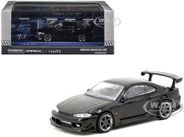 Nissan Silvia S15 VERTEX RHD Right Hand Drive PRIX TONNDERU Black Global64 Series 1/64 Diecast Model Tarmac Works T64G-023-PRIX