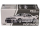GTR Nismo 400R RHD Right Hand Drive White 1/64 Diecast Model Car Pop Race PR640052