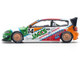Pandem Civic EG6 RHD Right Hand Drive #14 JACCS White with Graphics 1/64 Diecast Model Car Pop Race PR640128