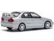 Mitsubishi Lancer Evolution IV RHD Right Hand Drive Steel Silver Metallic 1/64 Diecast Model Car Pop Race PR640140