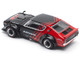 Skyline KPGC110 Kenmeri RHD Right Hand Drive ADVAN Black and Red 1/64 Diecast Model Car Pop Race PR640199