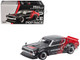 Skyline KPGC110 Kenmeri RHD Right Hand Drive ADVAN Black and Red 1/64 Diecast Model Car Pop Race PR640199