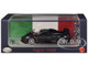 Pagani Imola Dark Gray Metallic with Carbon and Orange Accents with Extra Wheels 1/64 Diecast Model Car CM Model CM64-IMOLA-03