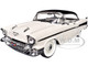 1957 Chevrolet 210 Hardtop White with a Black Top and White and Black Interior Limited Edition to 6650 pieces Worldwide 1/24 Diecast Model Car M2 Machines 40300-132B
