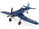 Model Kit Vought F4U Corsair Fighter Aircraft World War II United States Navy Challenging Difficulty Steel Model by Metal Earth ME1030