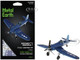 Model Kit Vought F4U Corsair Fighter Aircraft World War II United States Navy Challenging Difficulty Steel Model by Metal Earth ME1030
