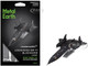 Model Kit Lockheed SR 71 Blackbird Aircraft United States Air Force Moderate Difficulty Steel Model Metal Earth ME1034