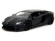 Shaw s Lamborghini Aventador Matt Black Furious 7 2015 Movie Fast & Furious Series 1/24 Diecast Model Car Jada 36152