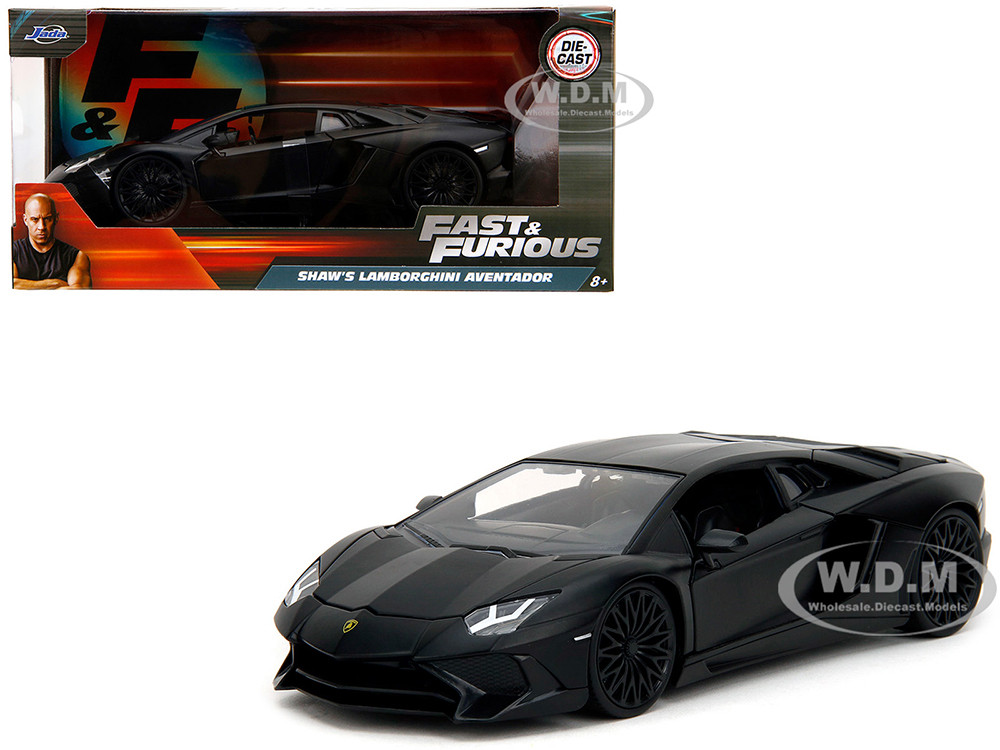 Shaw's Lamborghini Aventador Matt Black 