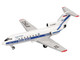Yakovlev Yak 40 Commercial Aircraft Volga Dnepr Airlines RA 87842 White with Blue Stripes 1/200 Diecast Model Airplane Herpa HE573146