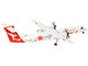 Bombardier Q400 Commercial Aircraft QantasLink Dasher 8 Livery VH QOW White with Graphics 1/200 Diecast Model Airplane Herpa HE573337