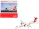 Bombardier Q400 Commercial Aircraft QantasLink Dasher 8 Livery VH QOW White with Graphics 1/200 Diecast Model Airplane Herpa HE573337