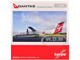 Bombardier Q400 Commercial Aircraft QantasLink Dasher 8 Livery VH QOW White with Graphics 1/200 Diecast Model Airplane Herpa HE573337