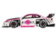 Nissan LB Super Silhouette S15 SILVIA RHD Right Hand Drive #99 Auto Finesse SEMA 2023 White and Pink 1/18 Model Car Top Speed TS0548