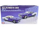 1971 Plymouth Barracuda Violet Metallic and White Limited Edition to 350 pieces Worldwide 1/18 Diecast Model Car ACME A1806135