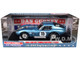 1964 Shelby Cobra Daytona Coupe #15 Dan Gurney for President Blue Metallic with White Stripes 1/18 Diecast Model Car ACME SC18003